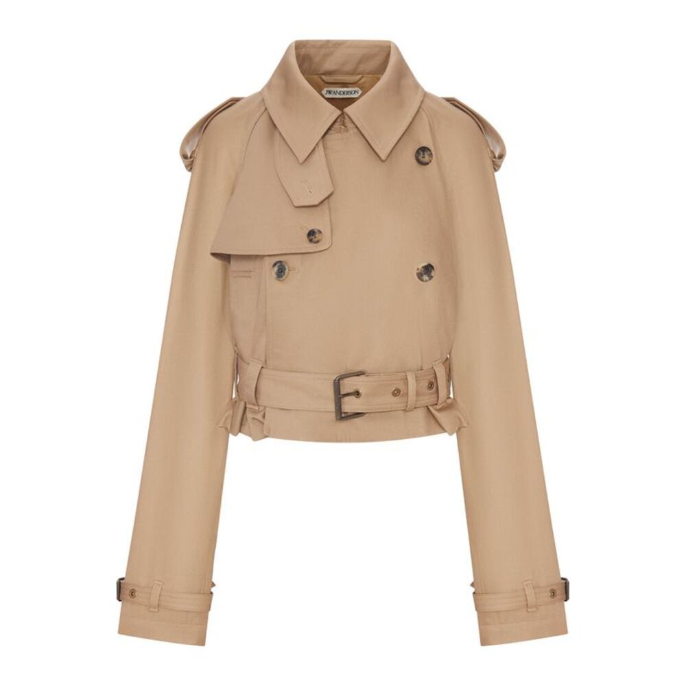 J.W.Anderson Women Womens Cropped Trench In Beige